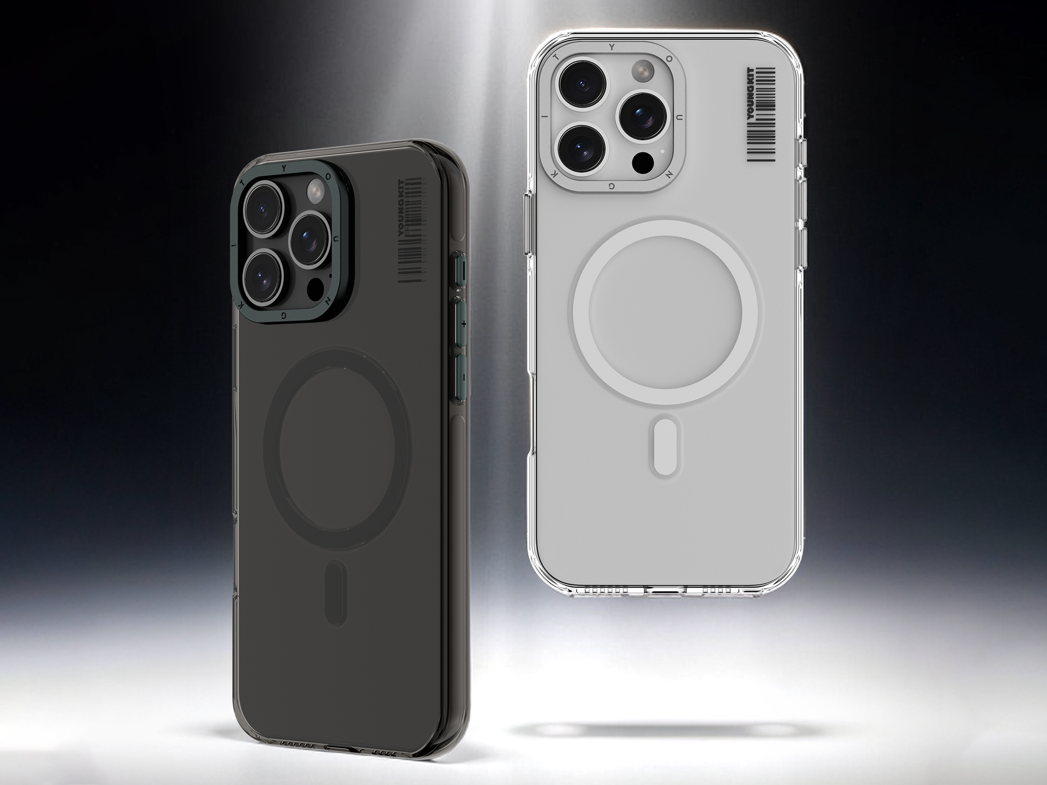 Foto 6 pulgar | Case Crystal Shield Magsafe Youngkit Iphone 16 Pro Transparente