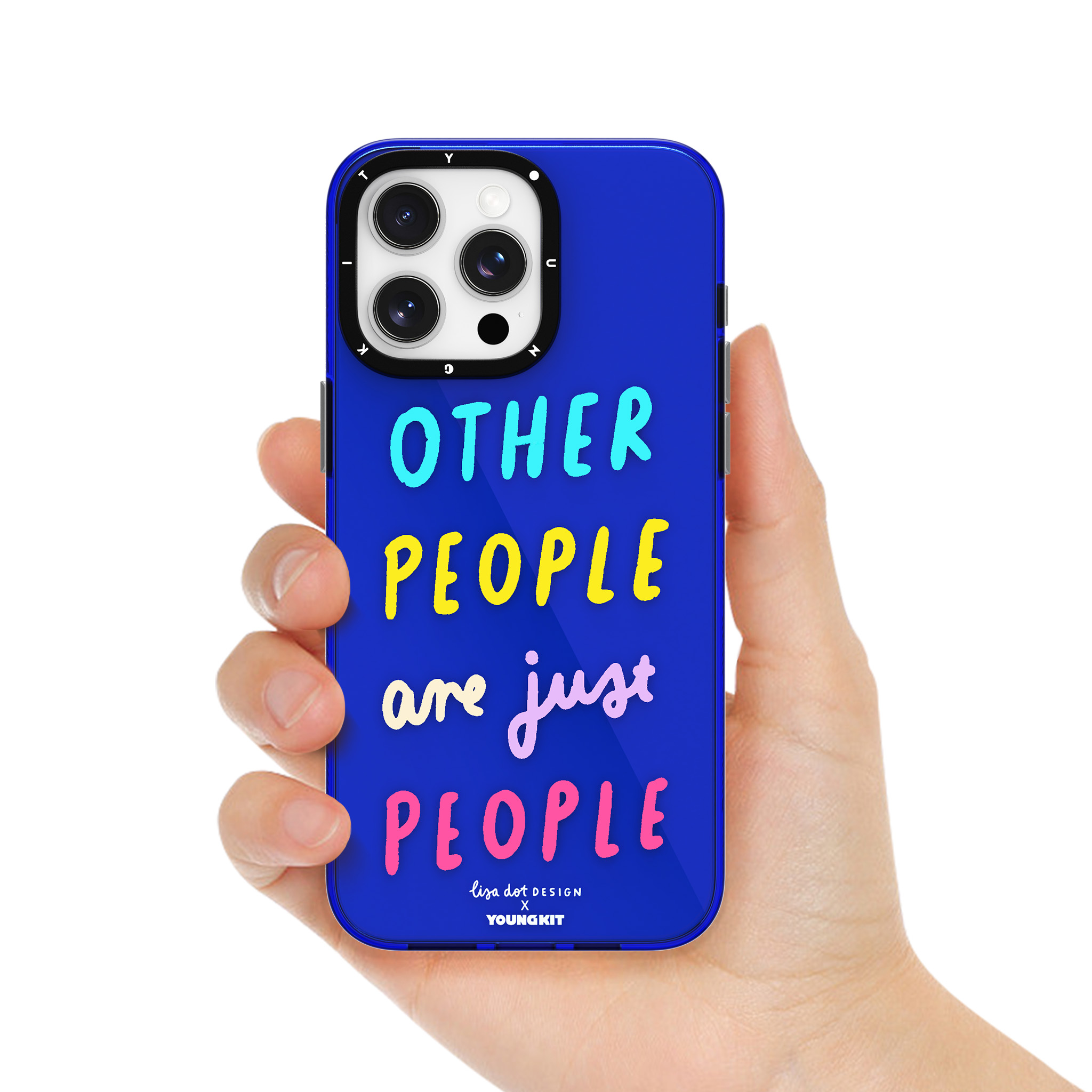 Foto 5 pulgar | Funda Youngkit Mindfulness Lisadot Para Iphone 15 Azul