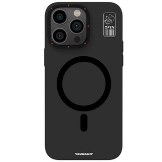 Foto 3 | Funda Youngkit Quickstand Con Soporte Magsafe Iphone 15 Pro Negra