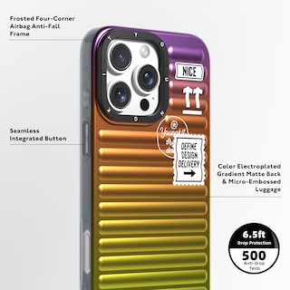 Foto 4 | Funda Youngkit Secret & Full Color Iphone Ip 15 Pro Max Naranja