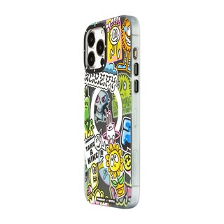 Foto 1 | Funda Magnética Youngkit Sunflower Collage Iphone 14 Pro Max Negra