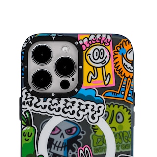 Foto 4 | Funda Magnética Youngkit Sunflower Collage Iphone 14 Pro Max Negra