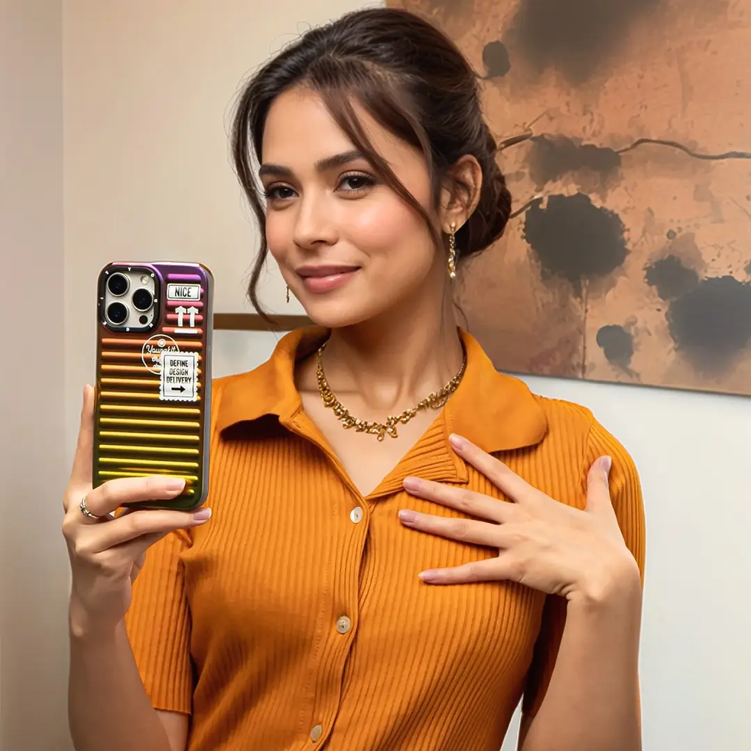 Foto 6 pulgar | Funda Youngkit Secret & Full Color Iphone Ip 16 Pro Naranja