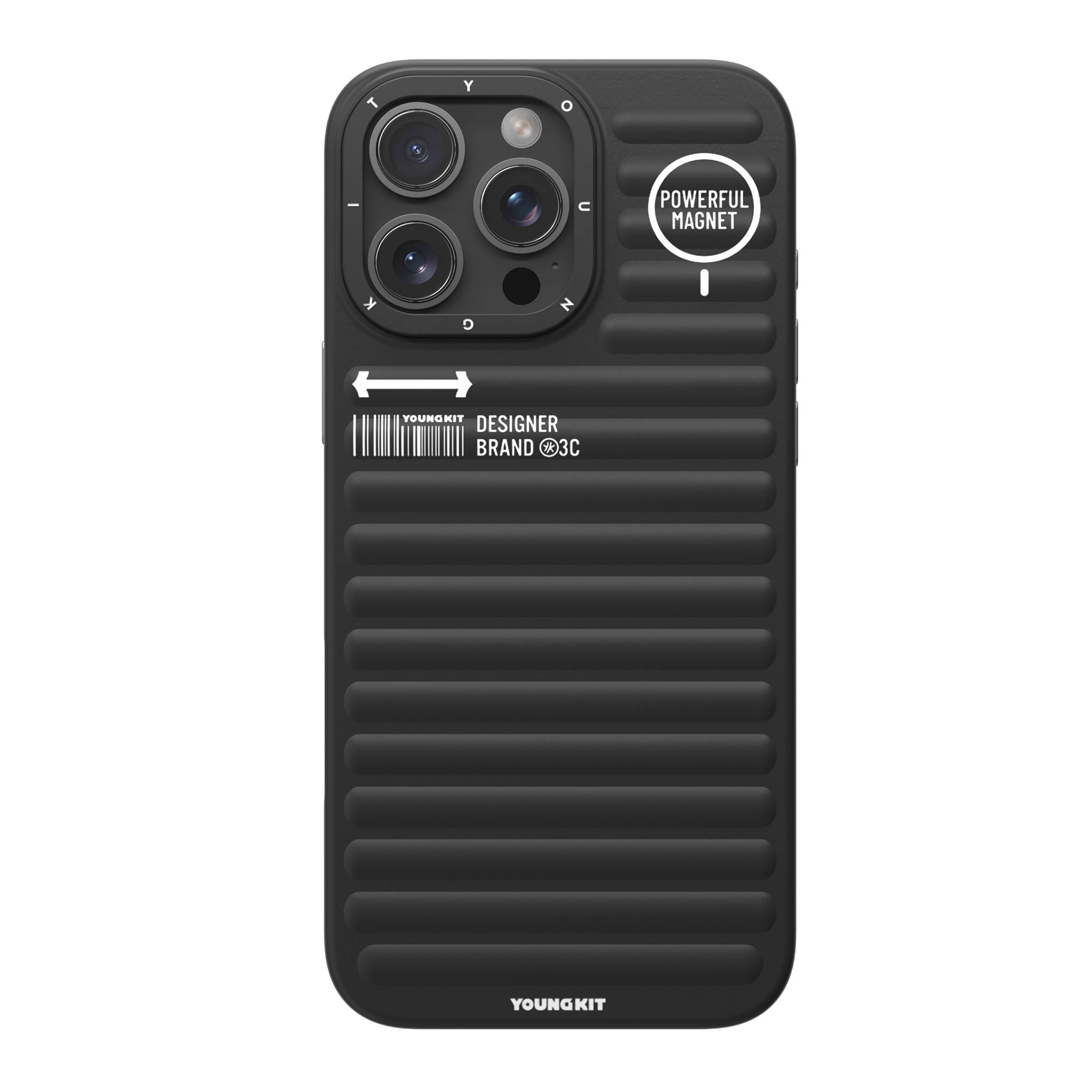 Funda Magnética Youngkit True Color Iphone 16 Pro Max Negra