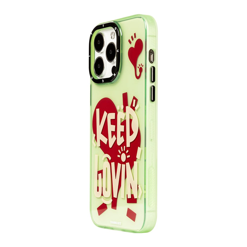 Funda Youngkit Keep Loving Iphone 13 Pro Max Verde