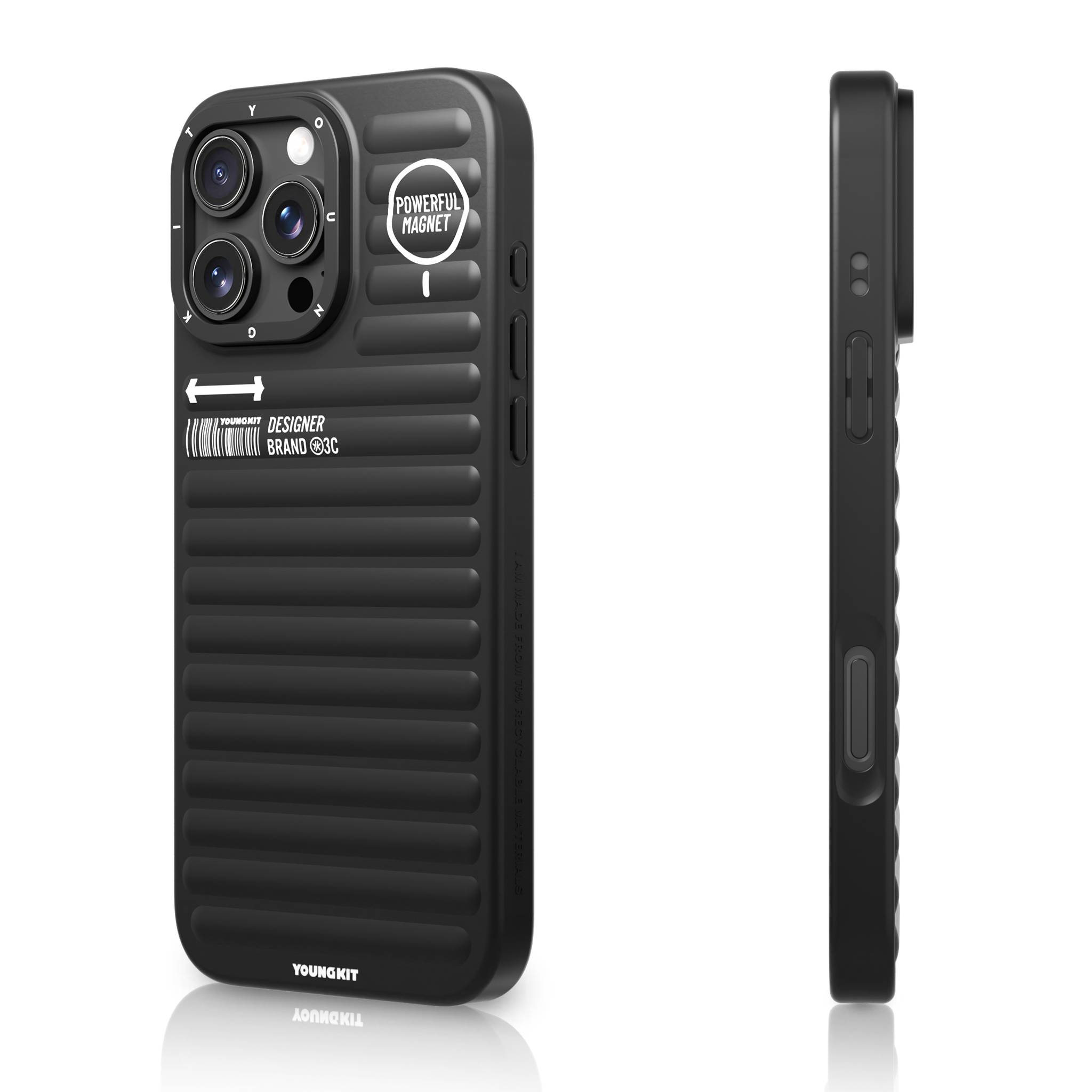 Funda Magnética Youngkit True Color Iphone 16 Pro Negra