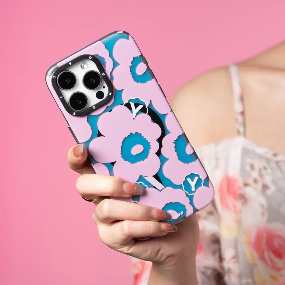 Foto 5 pulgar | Funda Youngkit Chaning Flower Magsafe iPhone 15 Pro Max Holografica