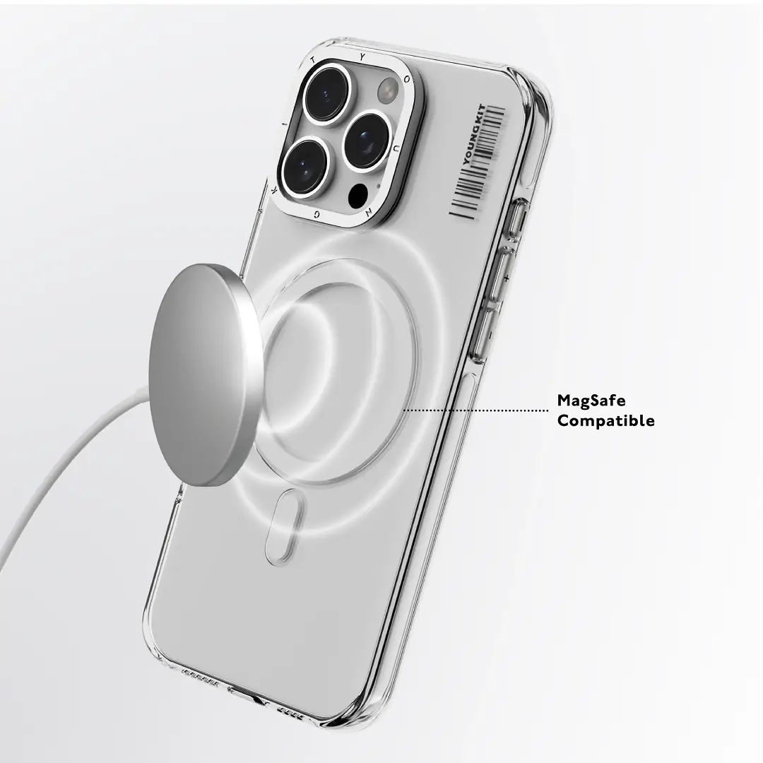 Foto 4 pulgar | Case Crystal Shield Magsafe Youngkit Iphone 16 Pro Max Transparente