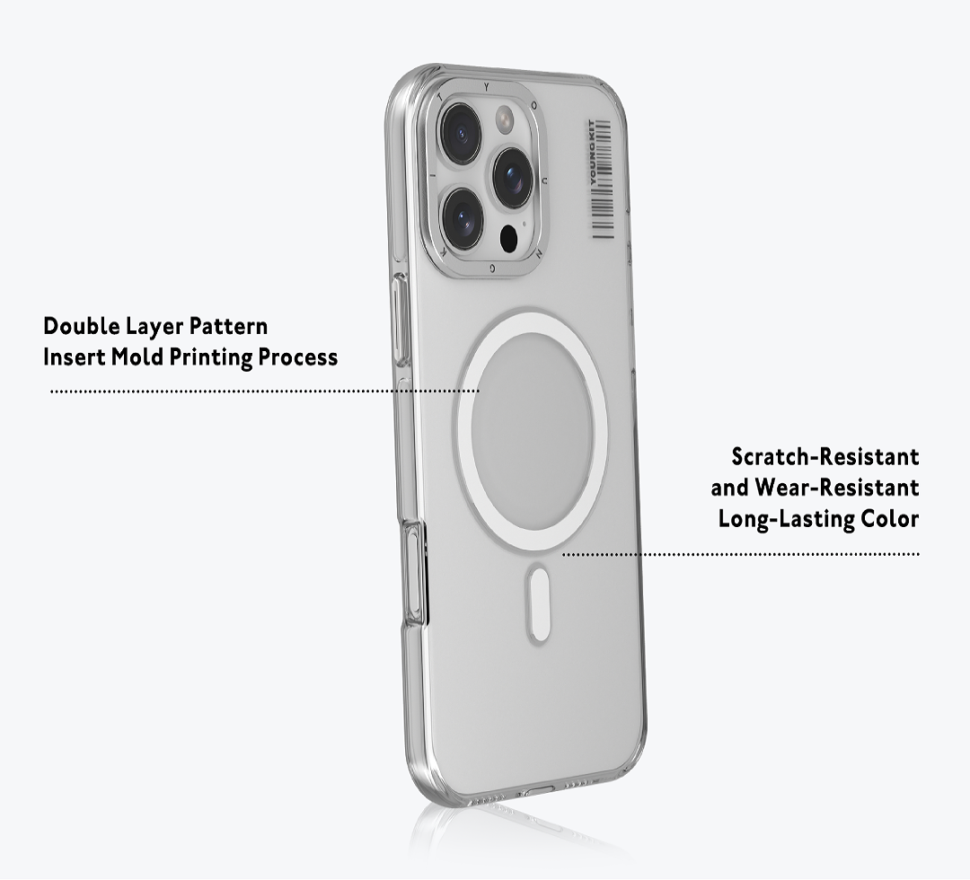 Foto 6 pulgar | Case Crystal Shield Magsafe Youngkit Iphone 16 Pro Max Transparente