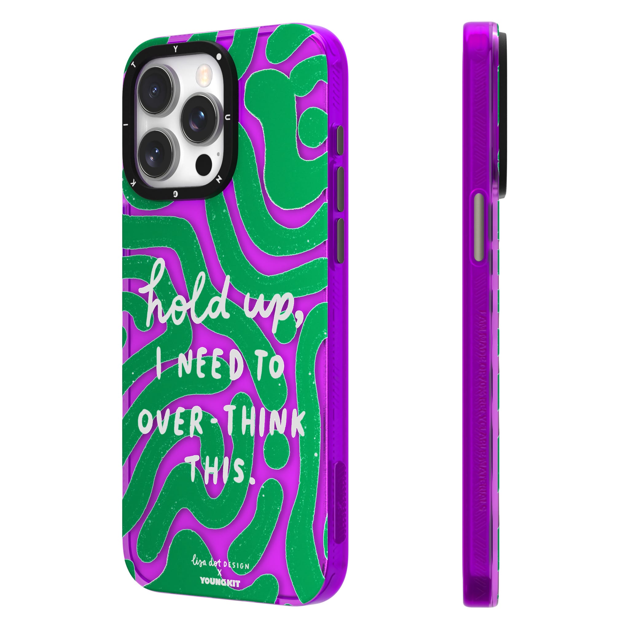 Funda Youngkit Positive Series Para Iphone 15 Pro Max Purpura