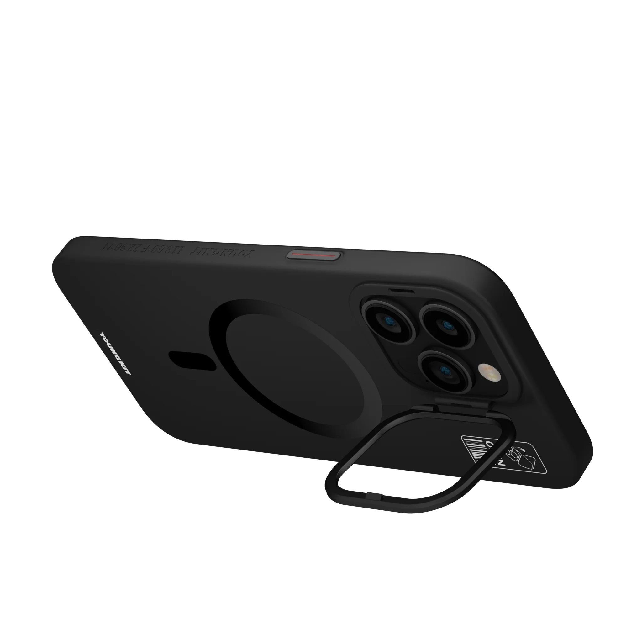 Foto 5 | Funda Youngkit Quickstand Con Soporte Magsafe Iphone 15 Negra