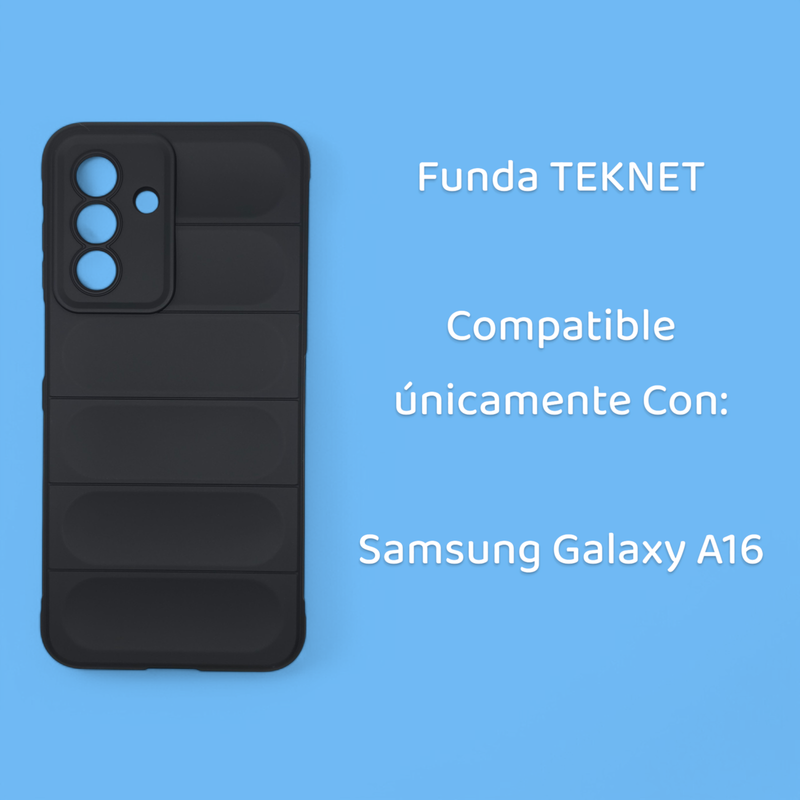 Foto 4 pulgar | Teknet Funda Case  Silicon Para Samsung Galaxy A16 5g / 4g Antigolpes Uso Rudo
