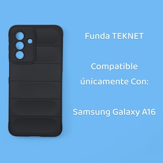 Foto 3 | Teknet Funda Case Silicon Para Samsung Galaxy A16 5g / 4g Antigolpes Uso Rudo