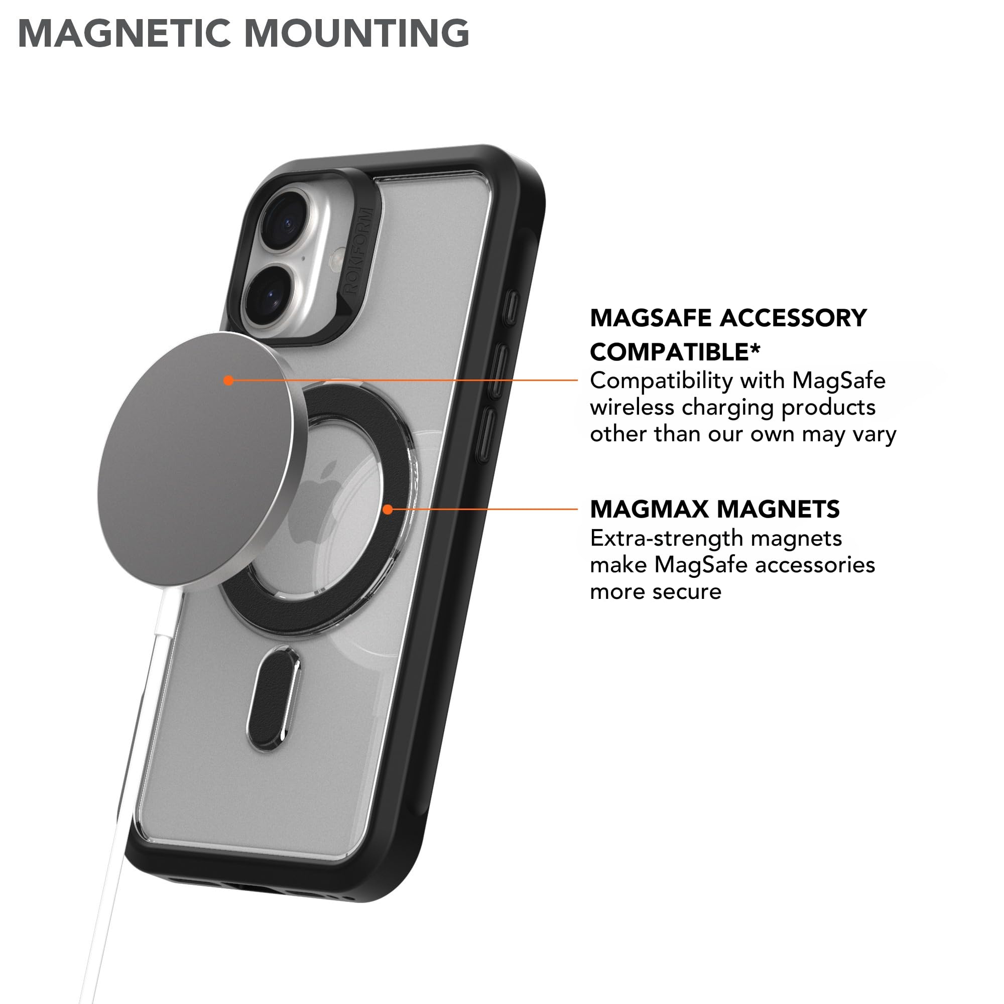 Foto 6 pulgar | Funda Rokform Slim Compatible Con Iphone 16 Plus, Transparente - Venta Internacional.