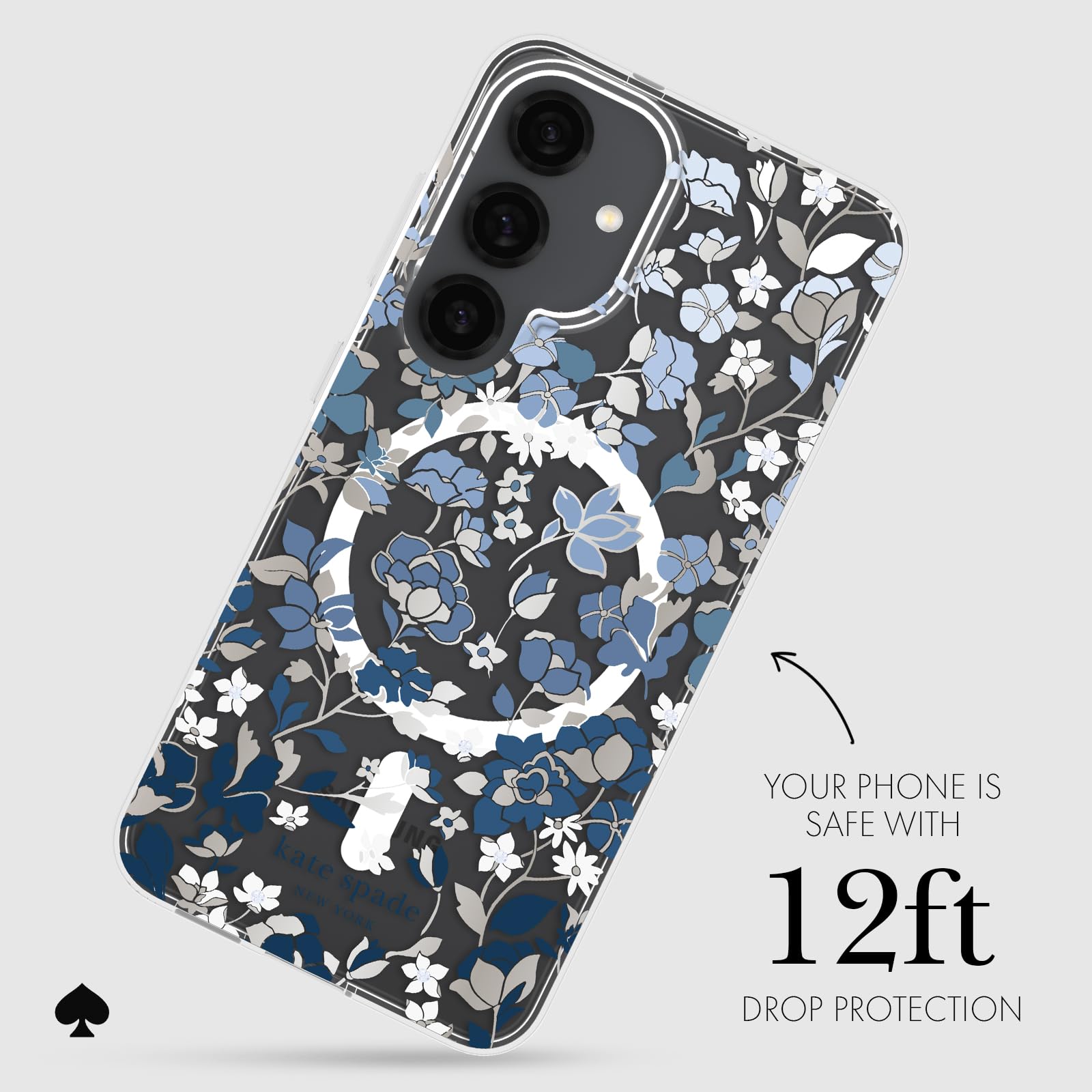Foto 4 pulgar | Funda De Teléfono Kate Spade New York Para Samsung Galaxy S25 Flowerbed - Venta Internacional.
