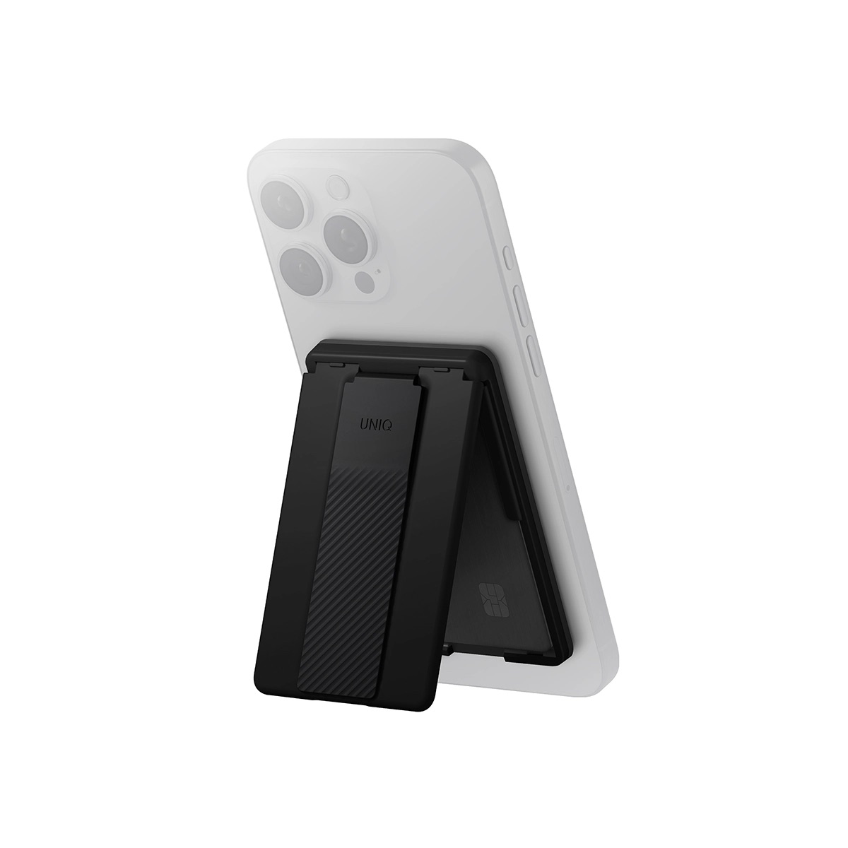 Tarjetero Para Iphone Negro Heldro Id  De Uniq