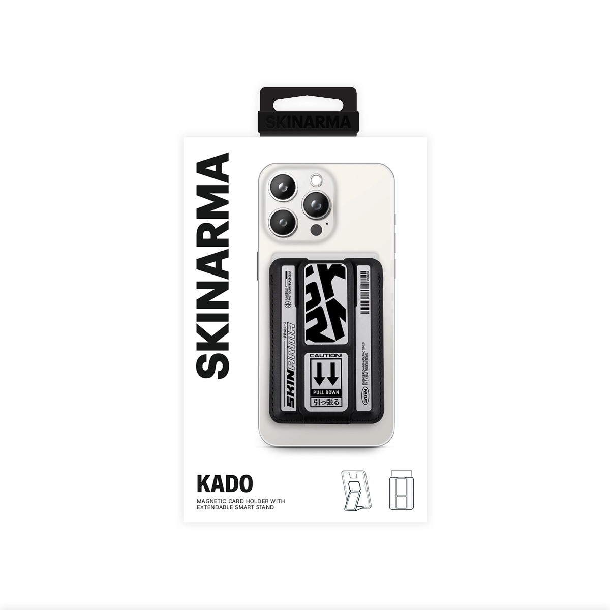Foto 5 pulgar | Tarjetero Para Iphone Cromo Kado De Skinarma