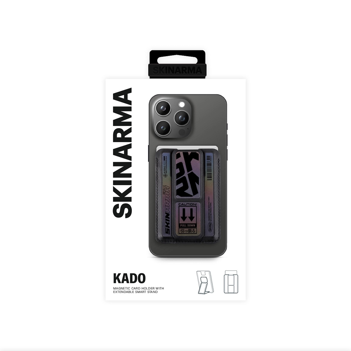 Foto 5 pulgar | Tarjetero Para Iphone Holograma Kado De Skinarma