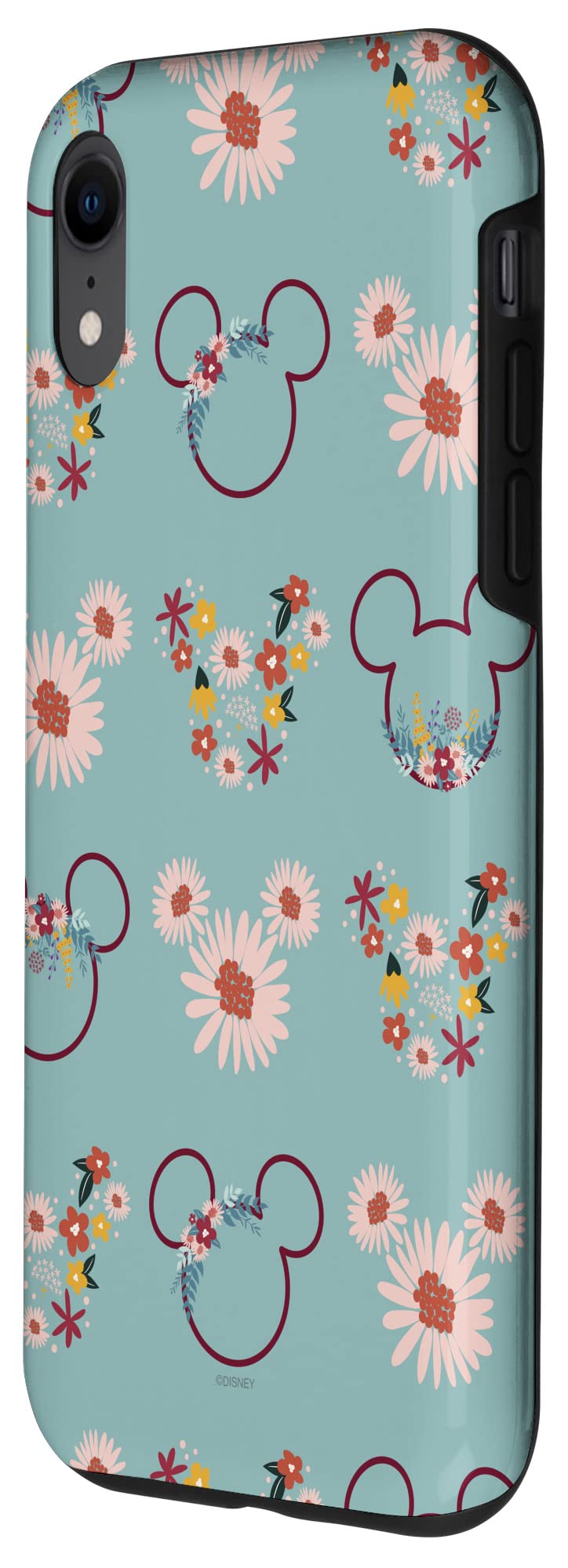 Foto 3 pulgar | Funda De Teléfono Disney Mickey Mouse Con Flores Y Margaritas Para Iphone Xr - Venta Internacional.