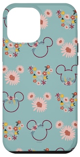 Foto 1 | Funda De Teléfono Disney Mickey Mouse Con Flores Y Margaritas Para Iphone 12 Pro Max - Venta Internacional.