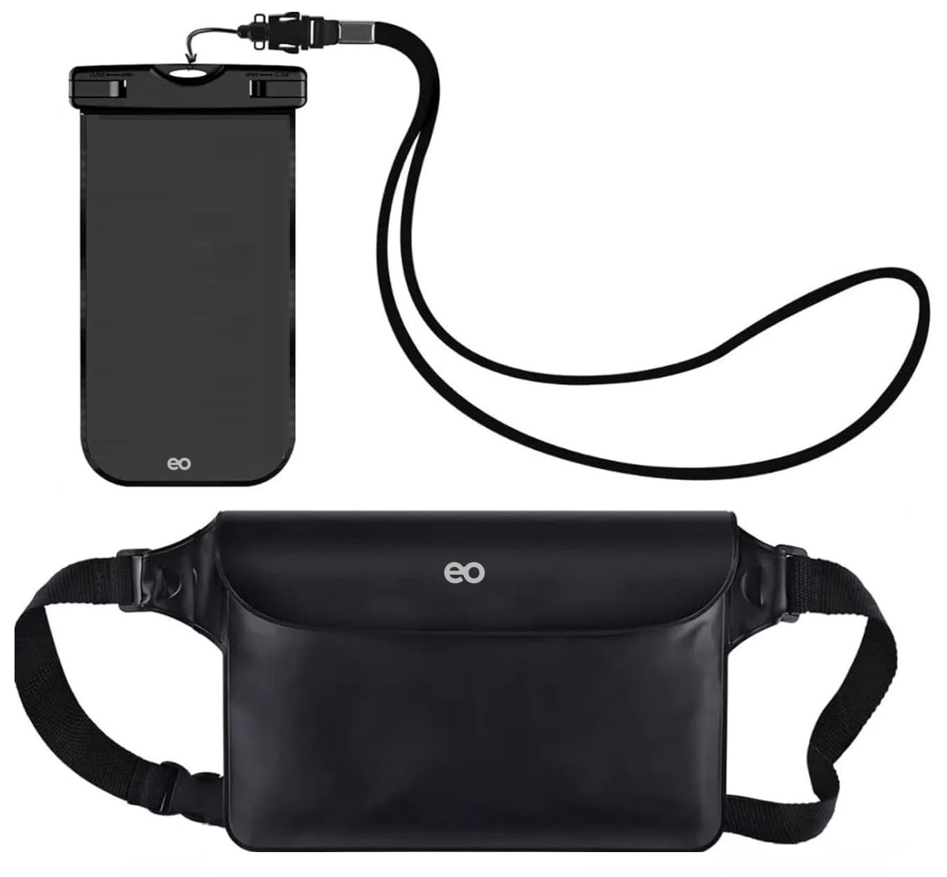 Language Set Cangurera Impermeable Y Funda Impermeable Eo Safe Imports Esi-15708-1 Negro