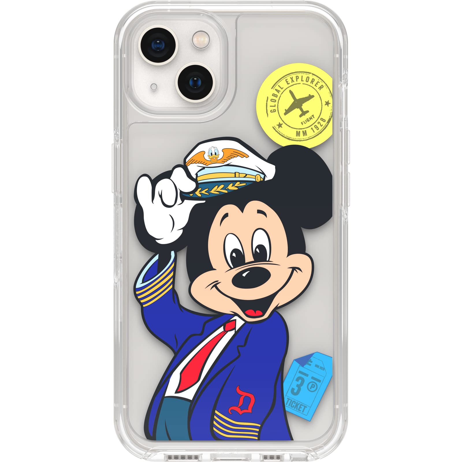 Foto 3 pulgar | Funda Para Teléfono Otterbox Disney Mickey Mouse Pilot Iphone 13 - Venta Internacional.