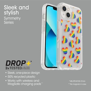 Foto 5 | Funda Otterbox Para Iphone 13 (solo), Serie Symmetry Mickey Pride - Venta Internacional.