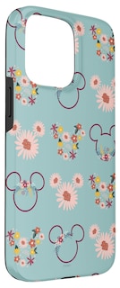 Foto 3 | Funda De Teléfono Disney Mickey Mouse Flowers Para Iphone 15 Pro Max - Venta Internacional.