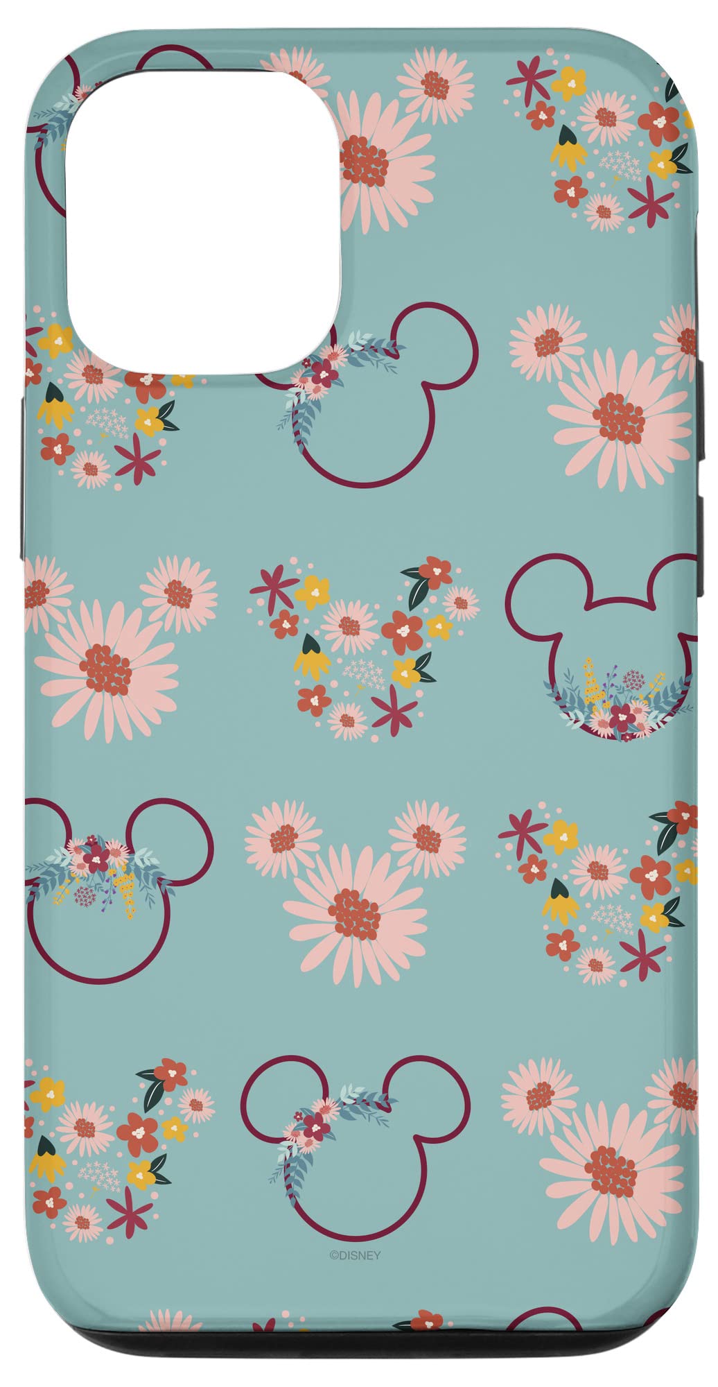 Foto 2 pulgar | Funda De Teléfono Con Estampado De Flores Y Margaritas De Mickey Mouse De Disney Para Iphone 12/12 Pro - Venta Int