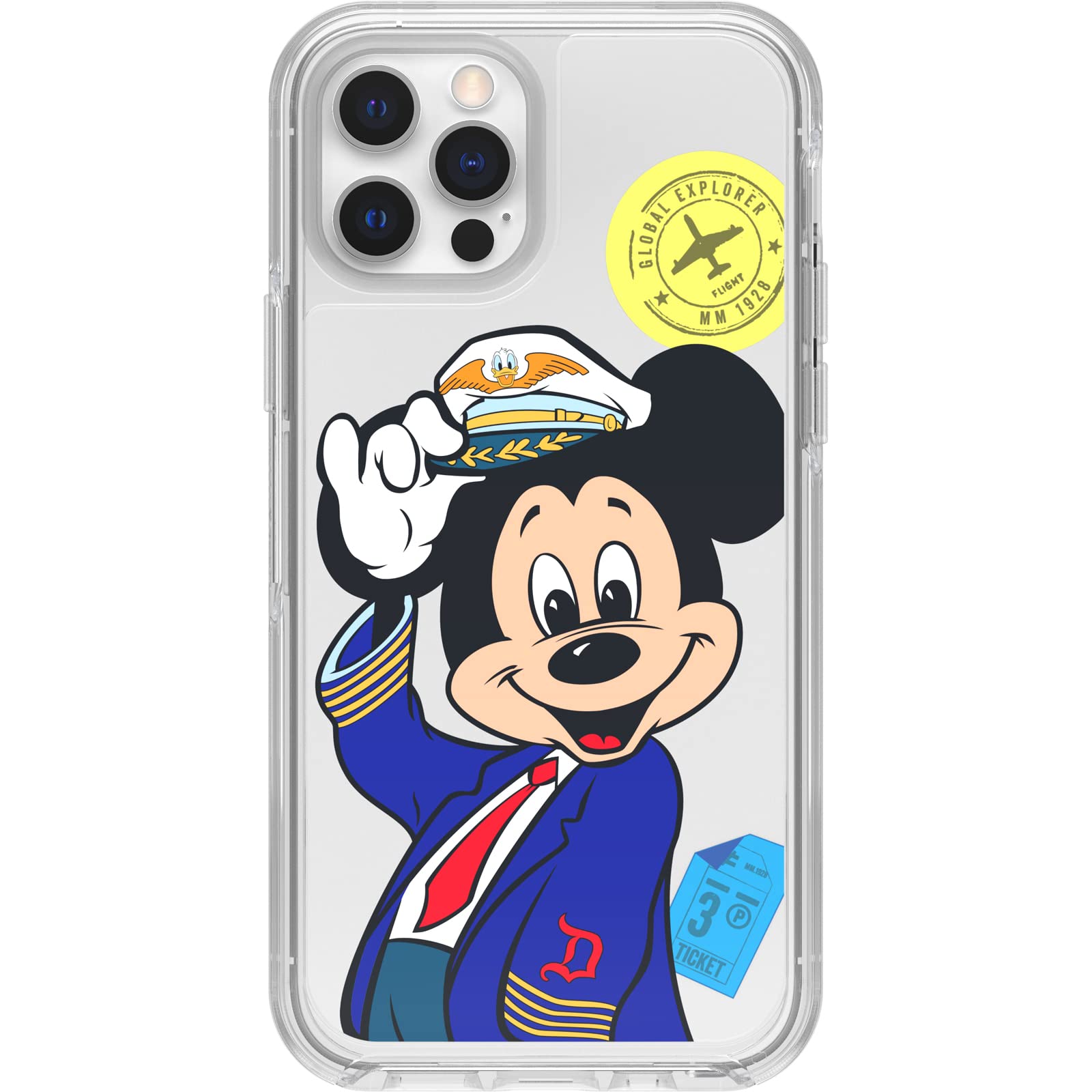 Foto 3 pulgar | Funda Para Teléfono Otterbox Disney Mickey Mouse Pilot Iphone 12/12 Pro - Venta Internacional.