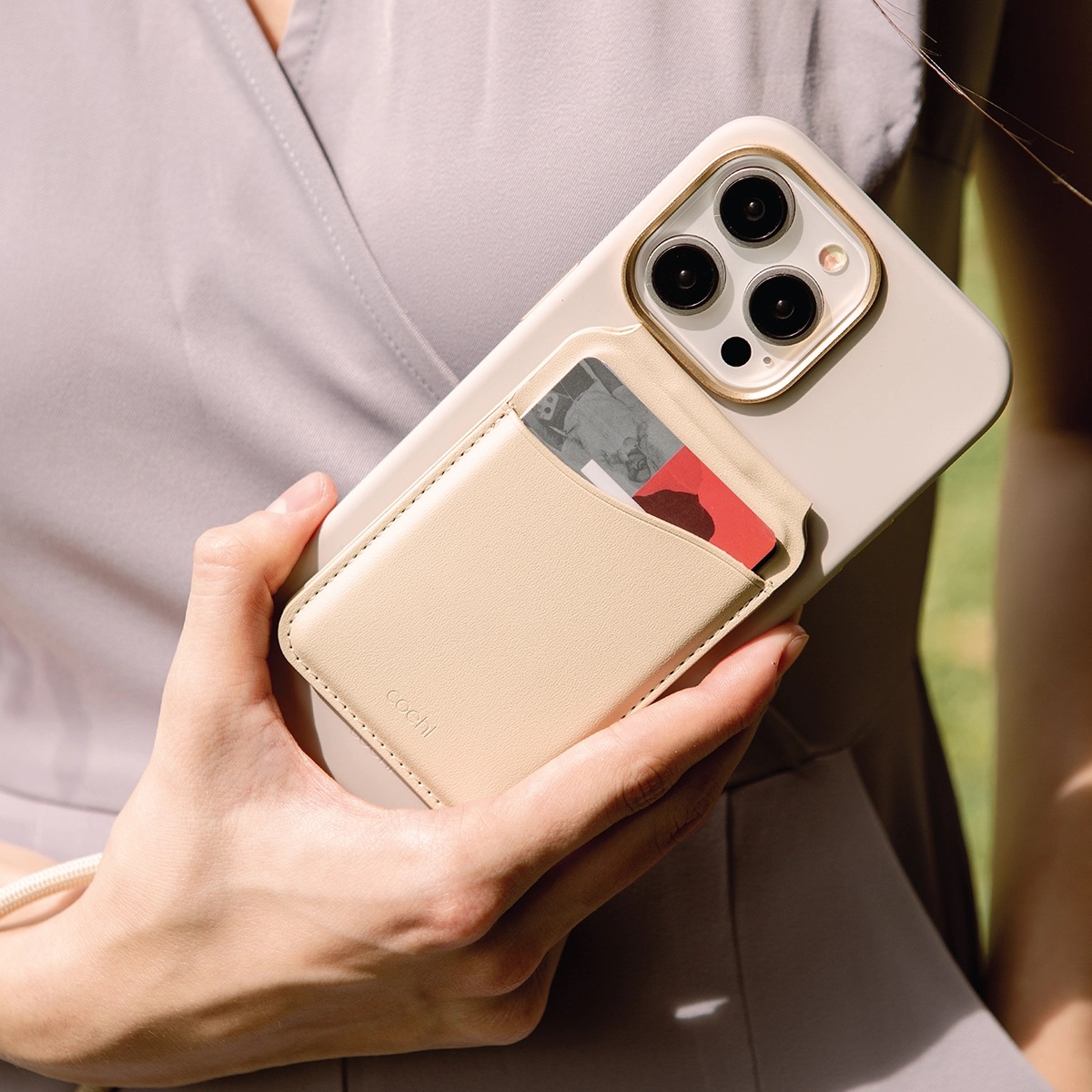 Foto 7 pulgar | Esme Tarjetero Para Iphone Magnético Multiposición Con Espejo