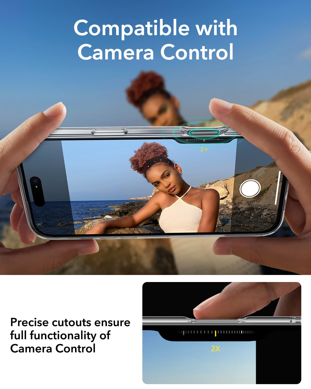 Foto 6 pulgar | Funda De Teléfono Esr Para Iphone 16 Pro Max Con Magsafe Clear - Venta Internacional.