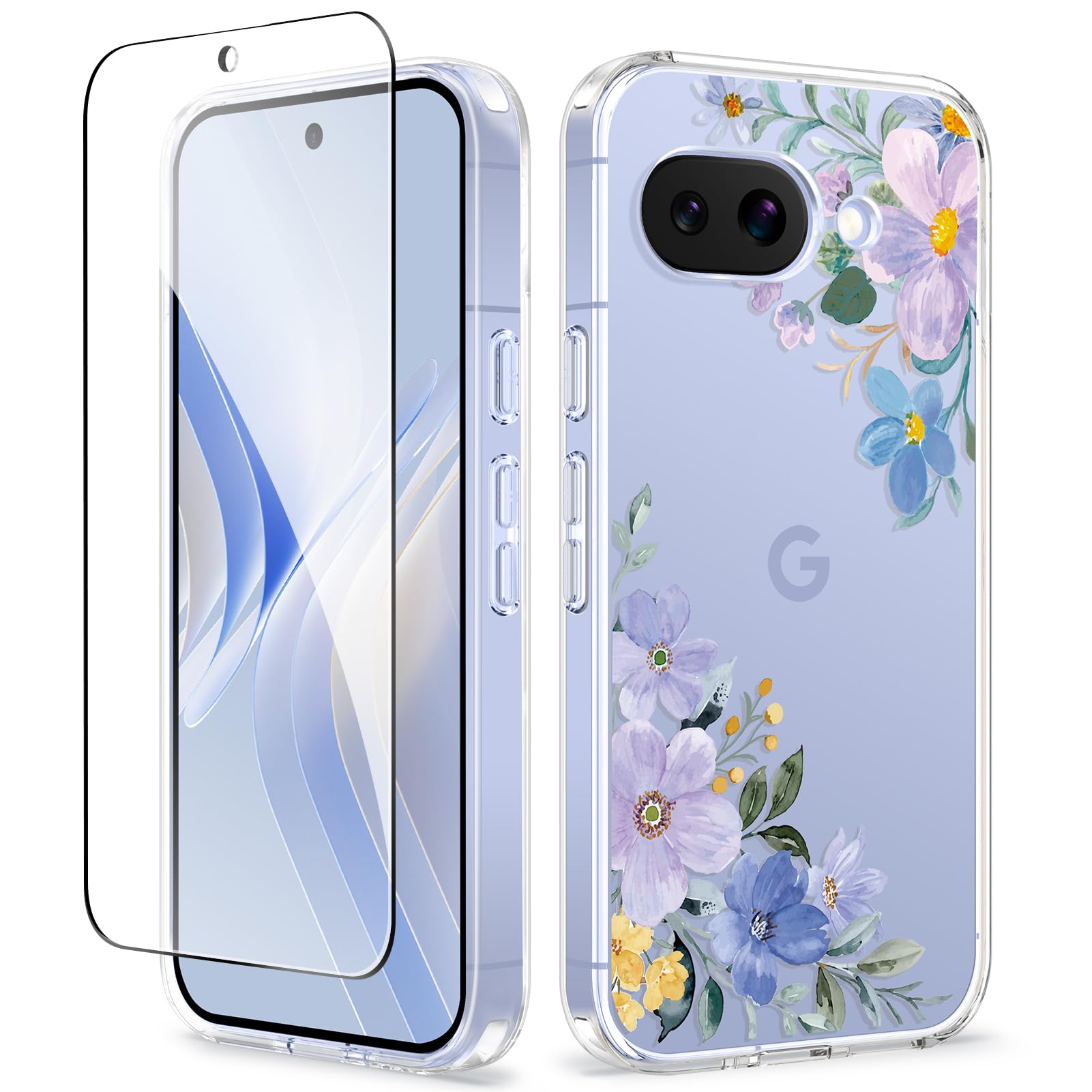 Funda De Teléfono Gviewin Para Google Pixel 9a Con Protector De Pantalla - Venta Internacional.