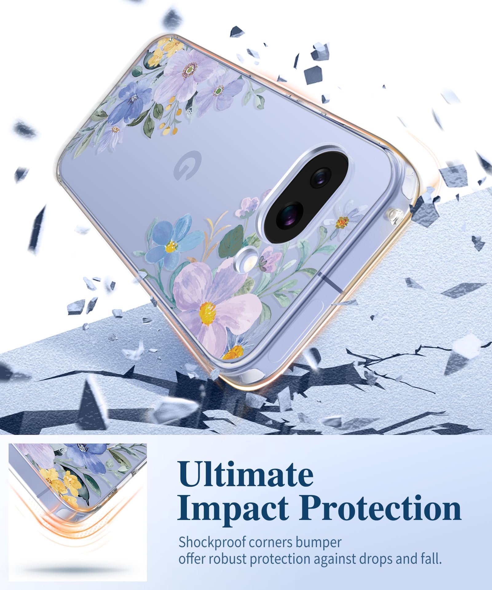 Foto 5 pulgar | Funda De Teléfono Gviewin Para Google Pixel 9a Con Protector De Pantalla - Venta Internacional.