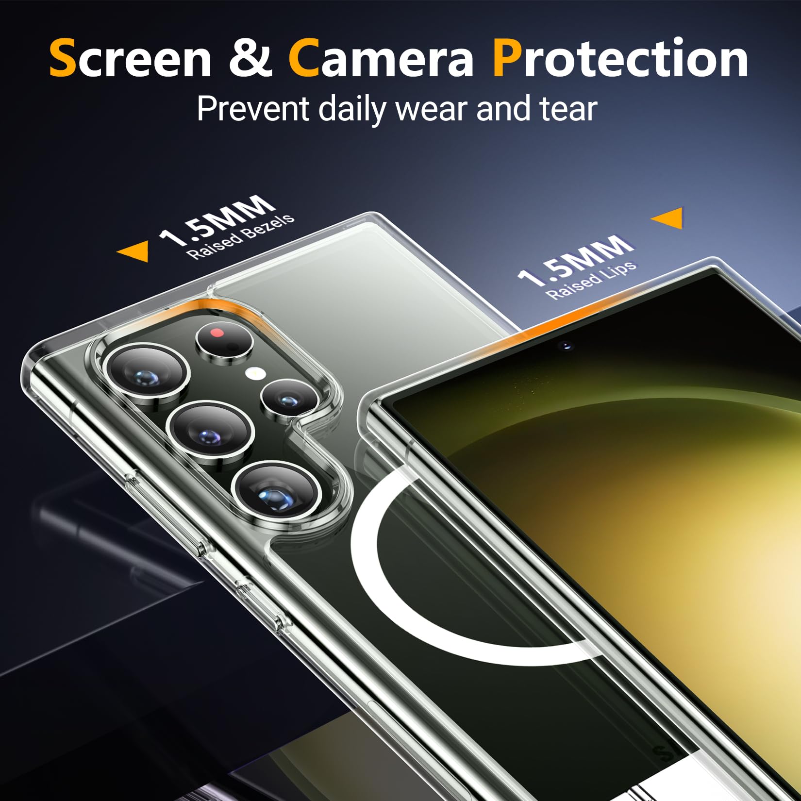 Foto 7 pulgar | Funda Magnética Spidercase Con Soporte Para Samsung Galaxy S23 Ultra - Venta Internacional.