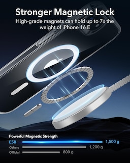 Foto 3 | Funda De Teléfono Esr Para Iphone 16e Con Magsafe Clear A Prueba De Golpes - Venta Internacional.