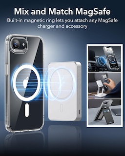 Foto 5 | Funda De Teléfono Esr Para Iphone 16e Con Magsafe Clear A Prueba De Golpes - Venta Internacional.