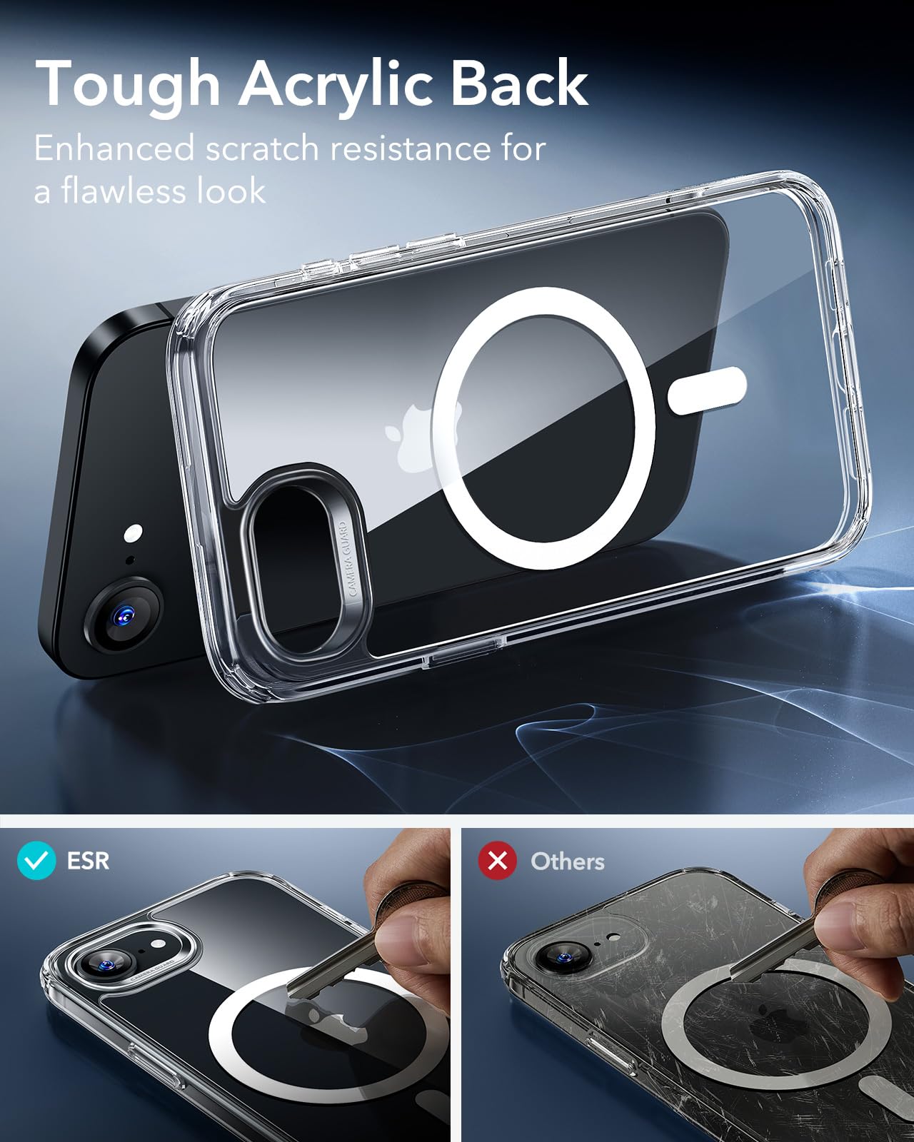 Foto 8 pulgar | Funda De Teléfono Esr Para Iphone 16e Con Magsafe Clear A Prueba De Golpes - Venta Internacional.