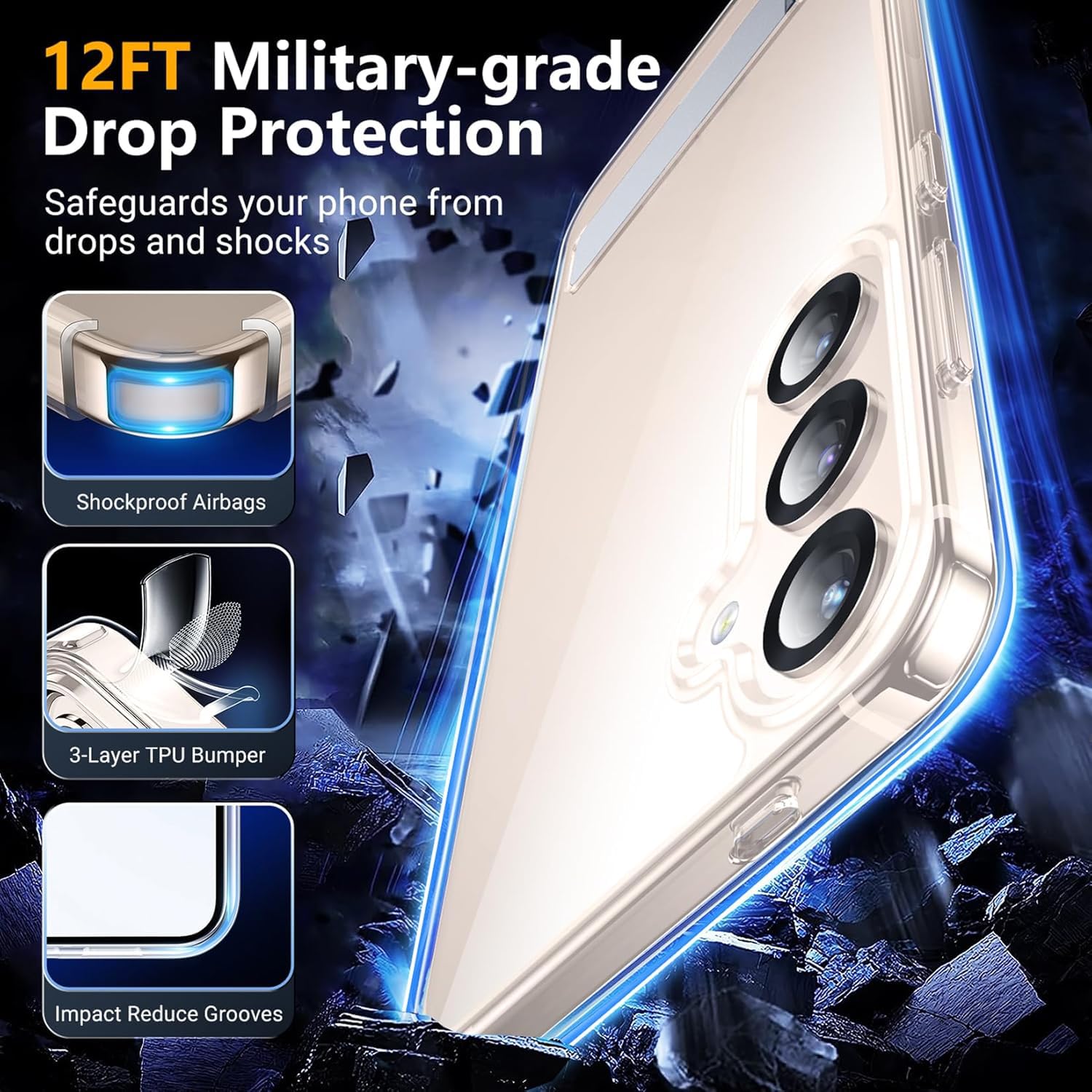 Foto 6 pulgar | Funda Magnética Spidercase Con Soporte Para Samsung Galaxy S25 Plus - Venta Internacional.