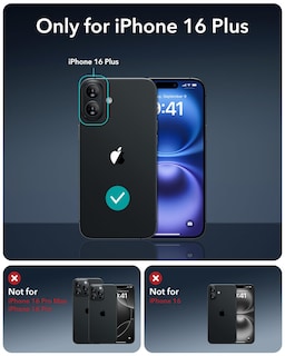 Foto 2 | Funda De Teléfono Esr Para Iphone 16 Plus Con Control De Cámara Transparente - Venta Internacional.