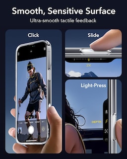 Foto 5 | Funda De Teléfono Esr Para Iphone 16 Plus Con Control De Cámara Transparente - Venta Internacional.