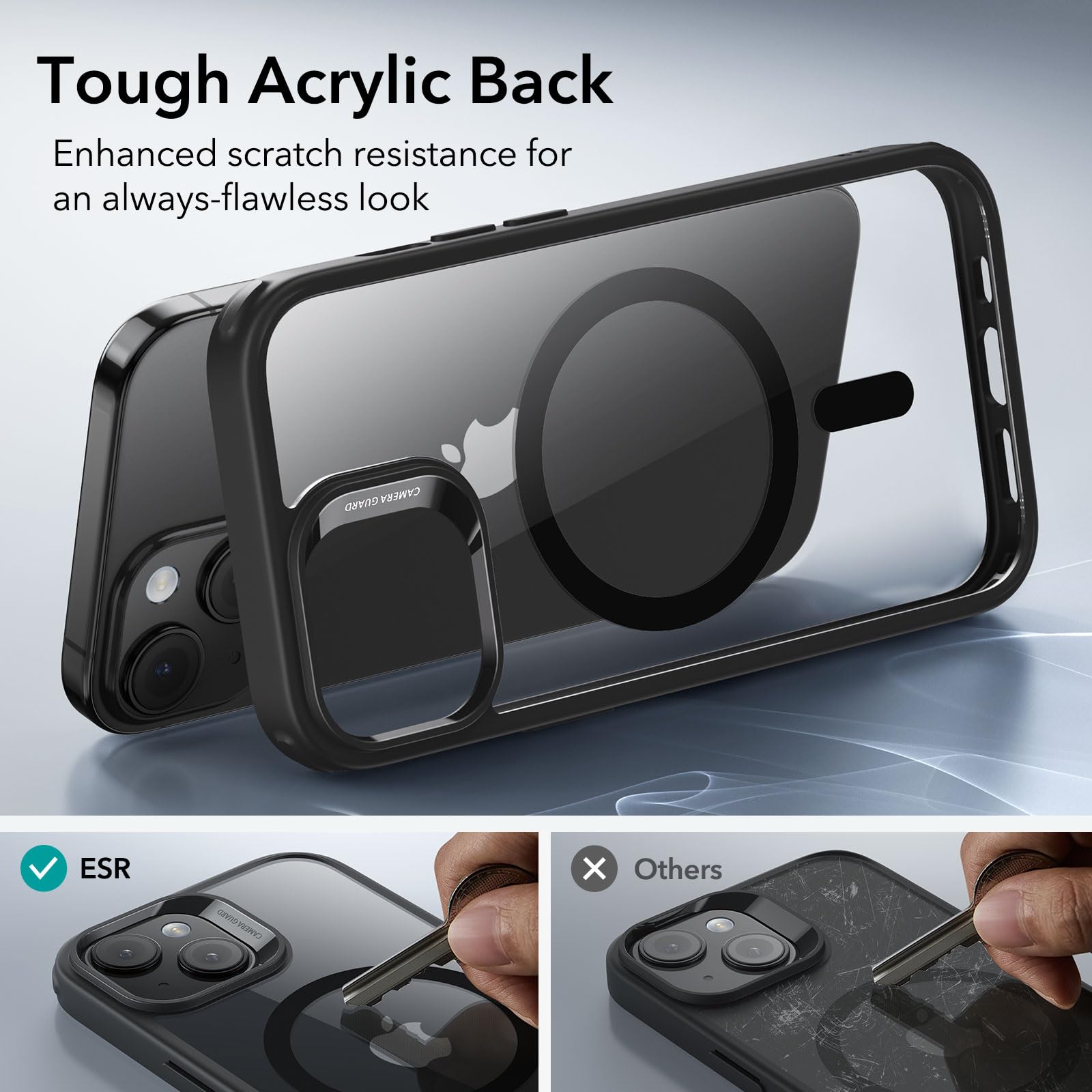 Foto 7 | Funda De Teléfono Esr Para Iphone 15 Con Magsafe De Grado Militar Transparente - Venta Internacional.