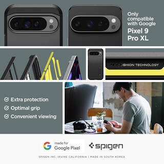 Foto 2 | Funda Spigen Tough Armor Para Pixel 9 Pro Xl (2024), Color Negro - Venta Internacional.