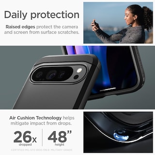Foto 5 | Funda Spigen Tough Armor Para Pixel 9 Pro Xl (2024), Color Negro - Venta Internacional.