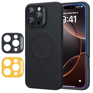 Foto 1 | Funda Esr Para Iphone 16 Pro Con Magsafe De 6,3 Pulgadas De Silicona Negra - Venta Internacional.