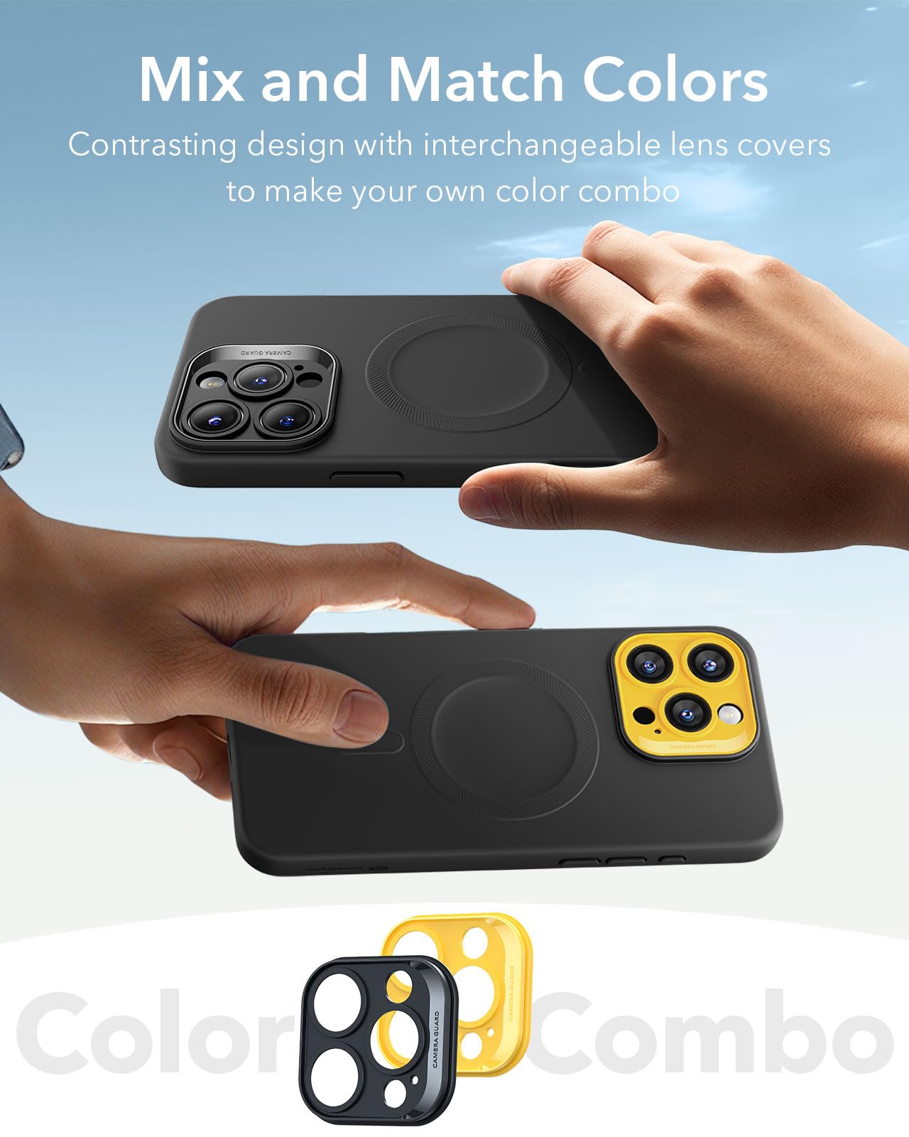 Foto 7 pulgar | Funda Esr Para Iphone 16 Pro Con Magsafe De 6,3 Pulgadas De Silicona Negra - Venta Internacional.