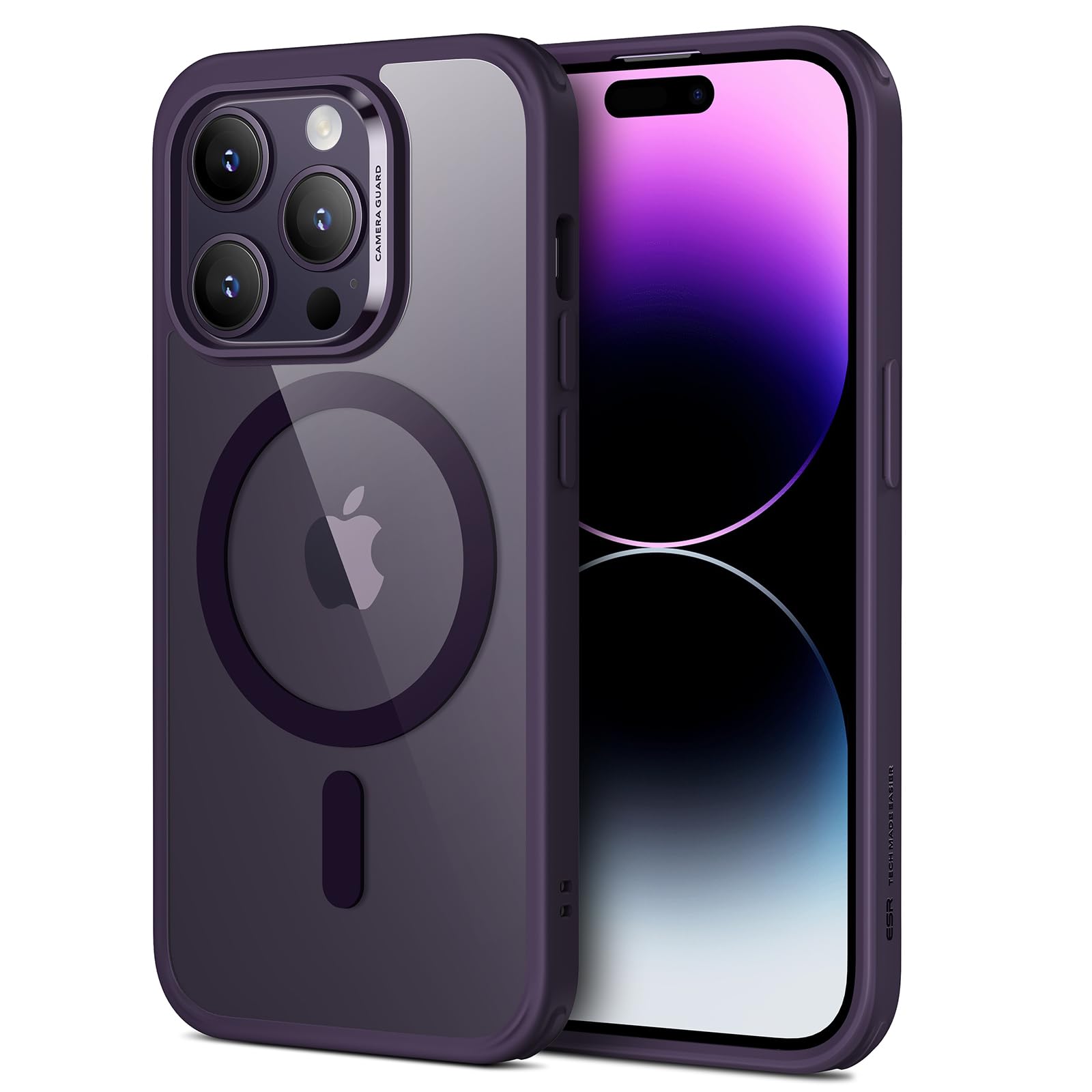 Foto 2 pulgar | Funda De Teléfono Esr Para Iphone 14 Pro Max Con Magsafe Clear Purple - Venta Internacional.