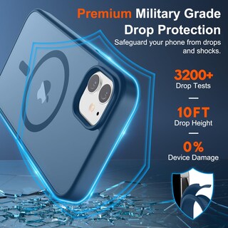 Foto 3 | Funda Magnética Supfine Para Iphone 12/12 Pro Deep Blue - Venta Internacional.
