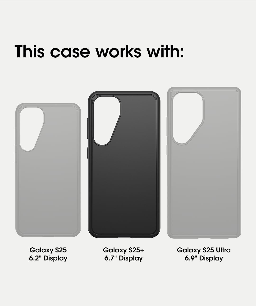 Foto 2 | Funda Otterbox Para Samsung Galaxy S25+ Defender Series, Color Negro - Venta Internacional.