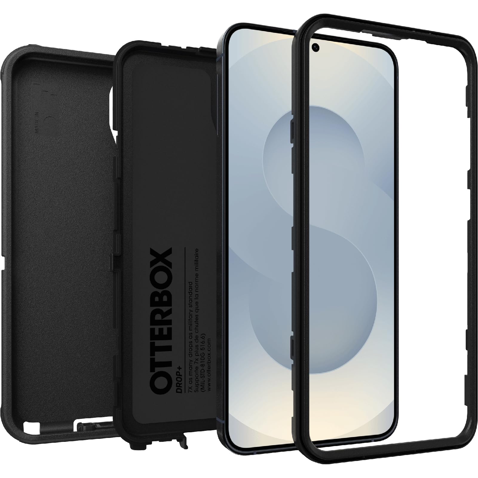 Foto 3 | Funda Otterbox Para Samsung Galaxy S25+ Defender Series, Color Negro - Venta Internacional.